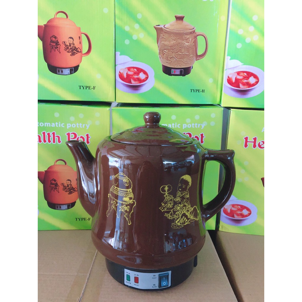 Ấm sắc thuốc điện gốm Phú Quý 3.2 lít