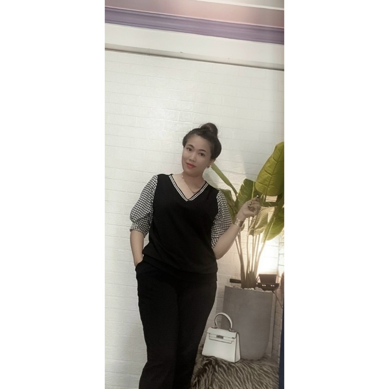Set bộ phối tay caro Big size 2022