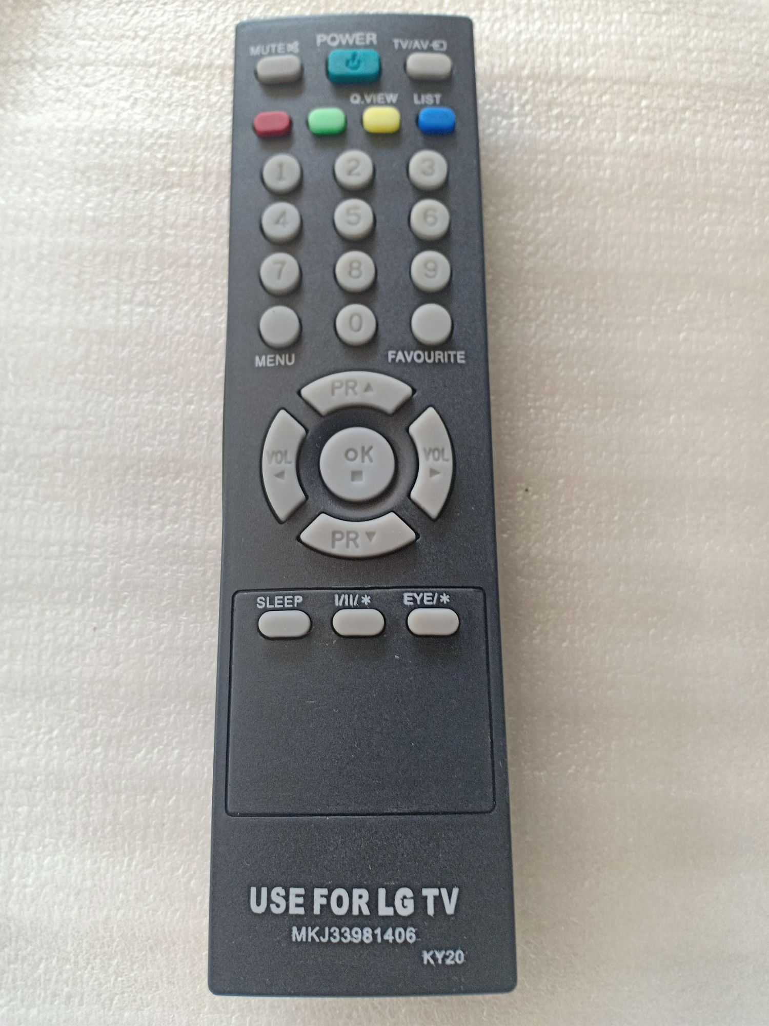 Remote tivi LG