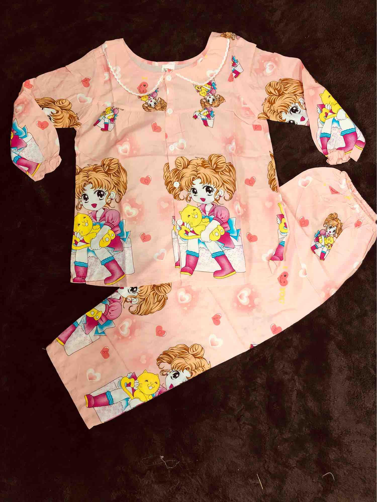Bộ tole 2 da dài tay bé gái (size 23-26kg)