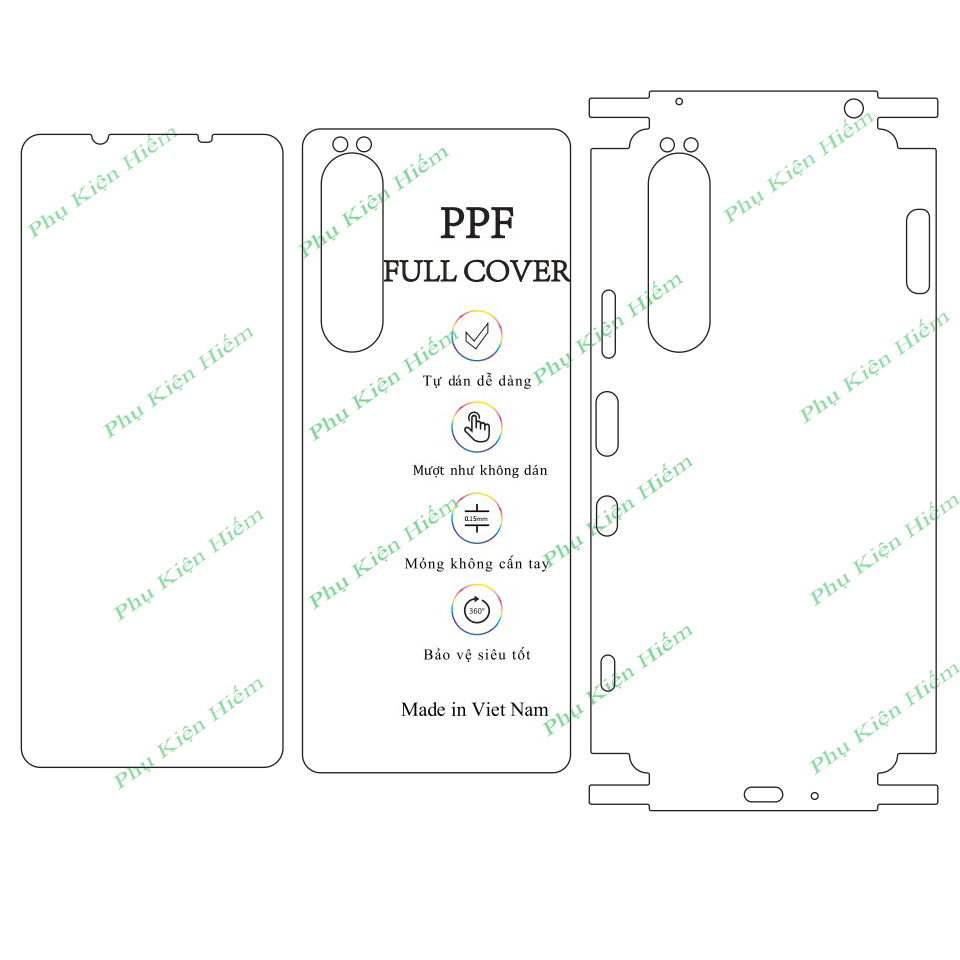Dán dẻo ppf xperia 1 mark 3 – tặng cường lực camera