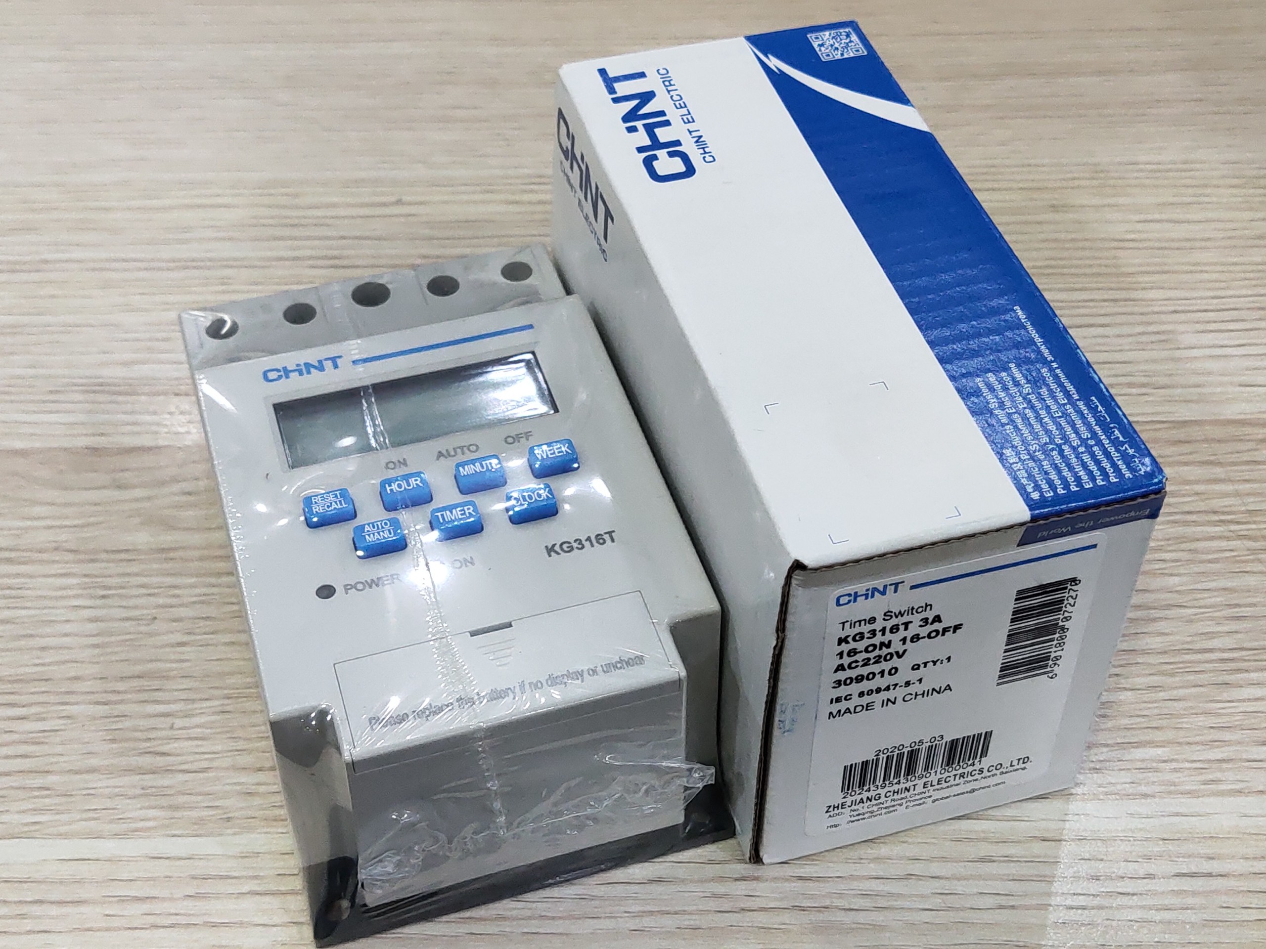 Bộ hẹn giờ Timer 24h theo thời gian thực (HÀNG CHÍNH HÃNG CHINT)