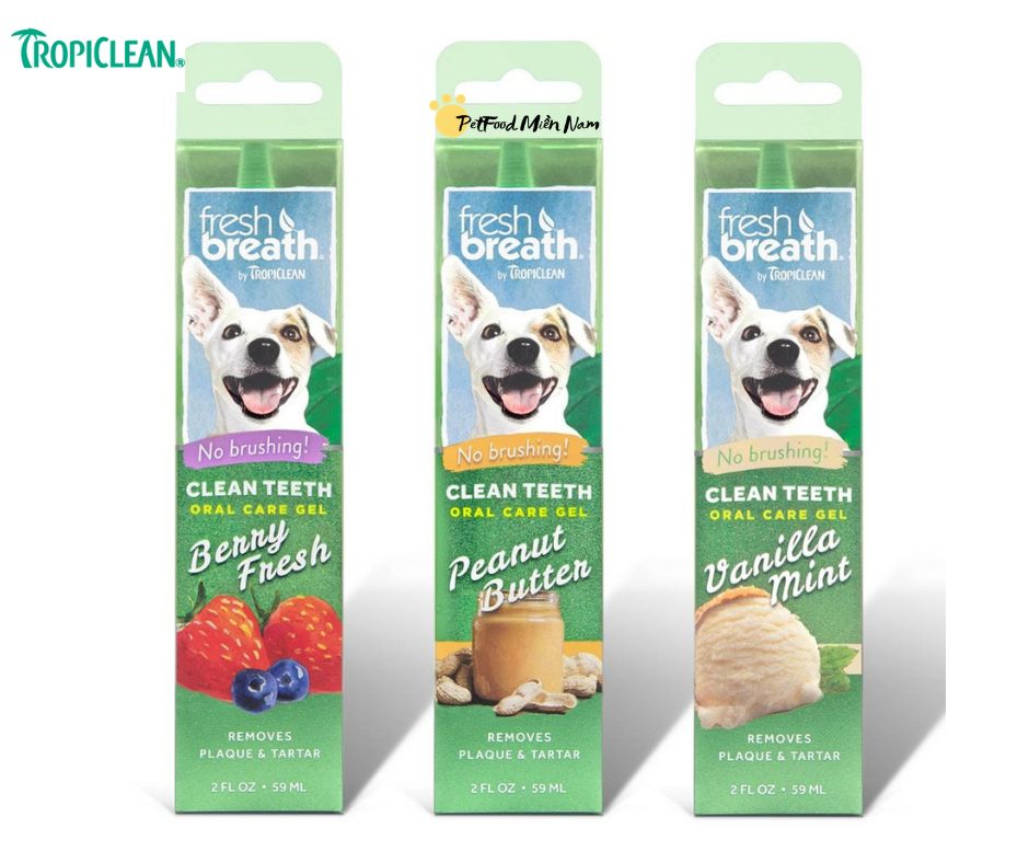 [Hoàn Tiền 10%] Gel vệ sinh răng miệng cho thú cưng Tropiclean