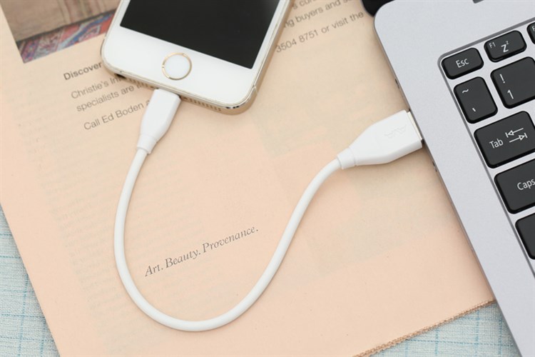 Cáp Lightning USB 20cm AVA cho Iphone, Ipad