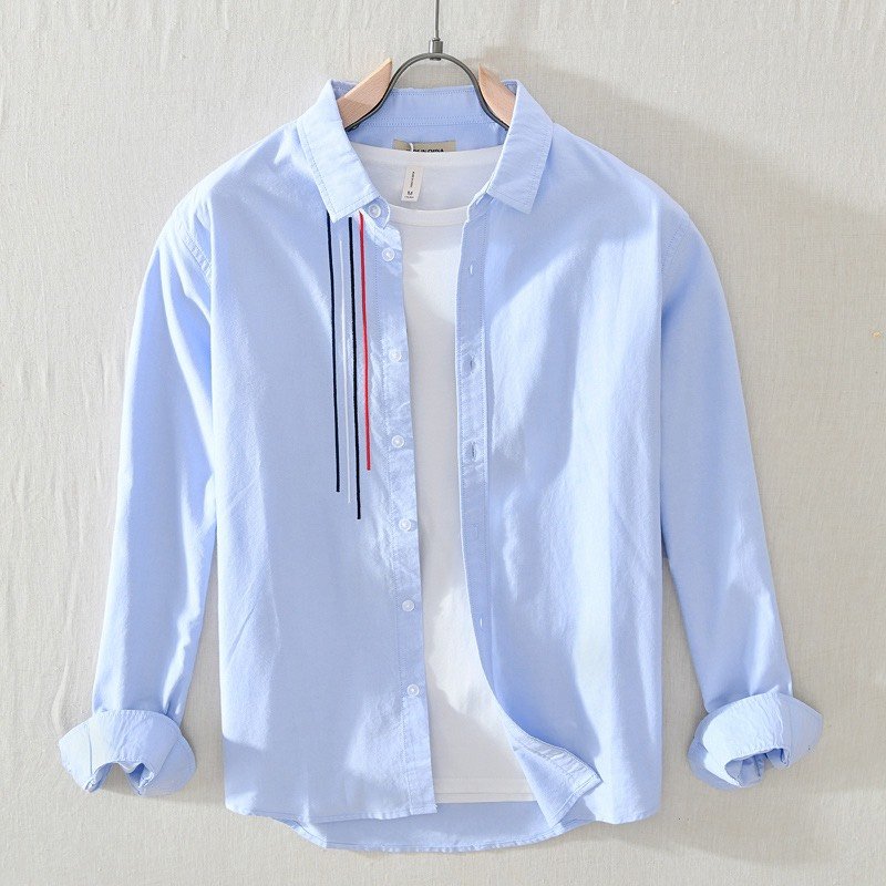 Áo Sơ Mi Nam Tay Dài Chết Liệu Kate Phối 3 Sọc Đen Đỏ Thời Trang EMEY LUXURY Thời Thượng Lịch Lãm Hót Nhất 2023