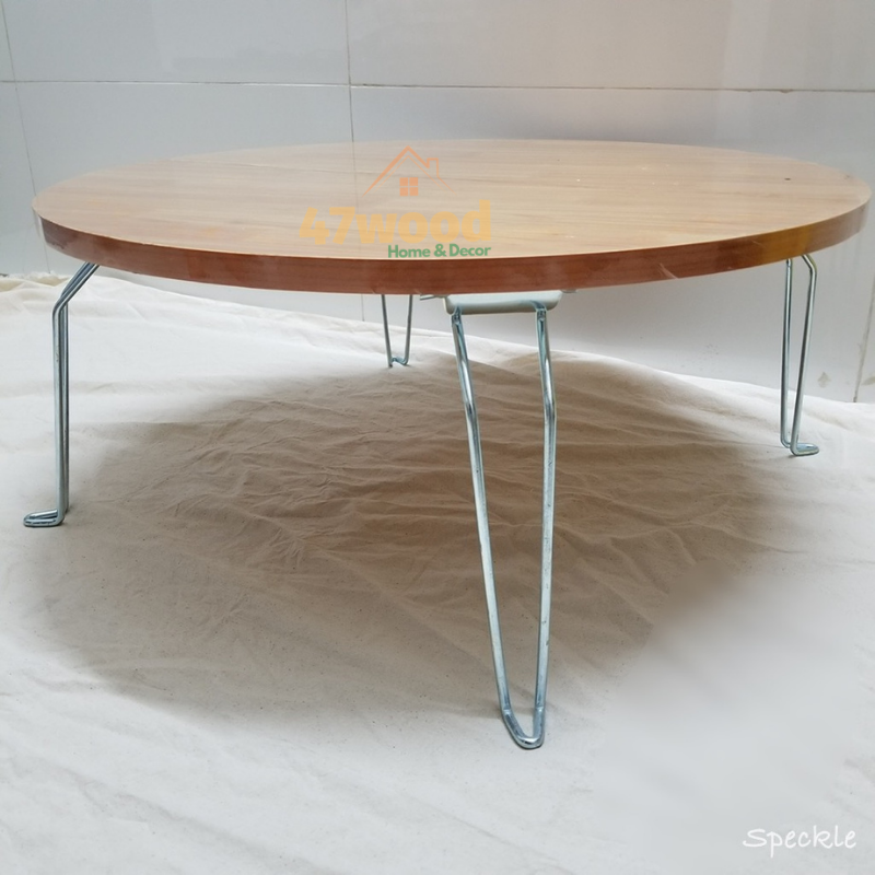 Bàn gập gọn đường kính 60cm cao 30cm