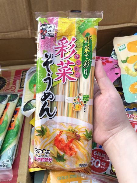 Mì somen Itsuki sắc màu 320g - date 31/5/25