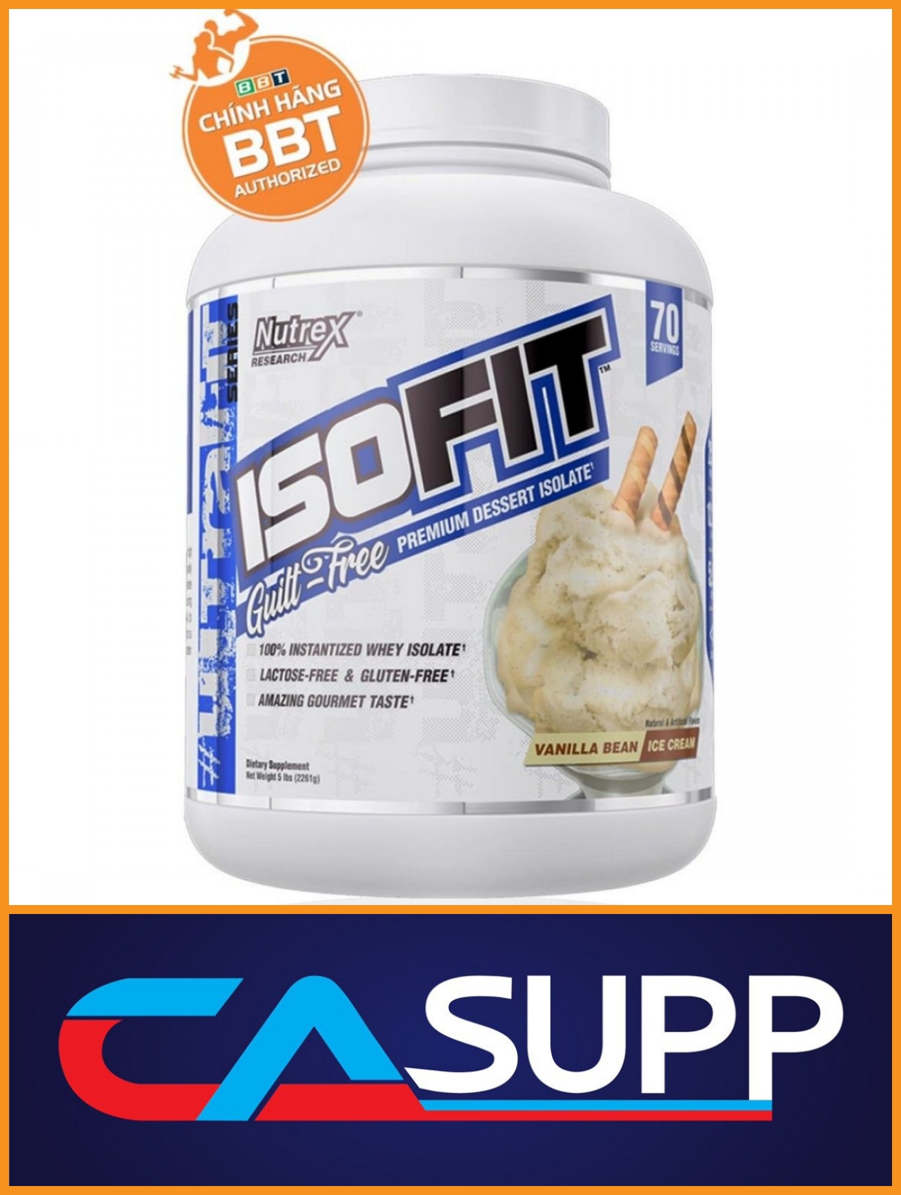 [HCM]Nutrex ISOFIT - Whey Protein tinh khiết đẳng cấp cho Gymer