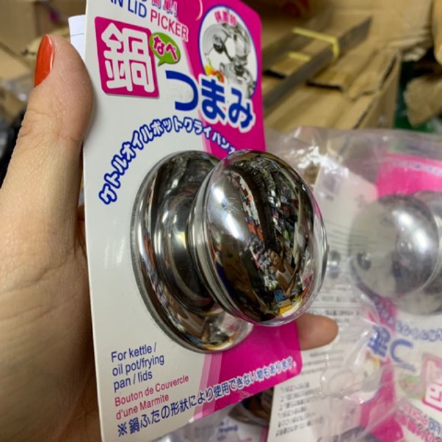 Núm Thay Thế Cho Nắp Vung Bằng Inox
