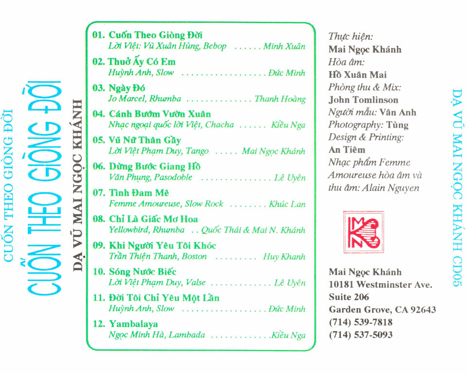 Cuốn Theo Giòng Ðời (Mai Ngọc Khánh CD005)