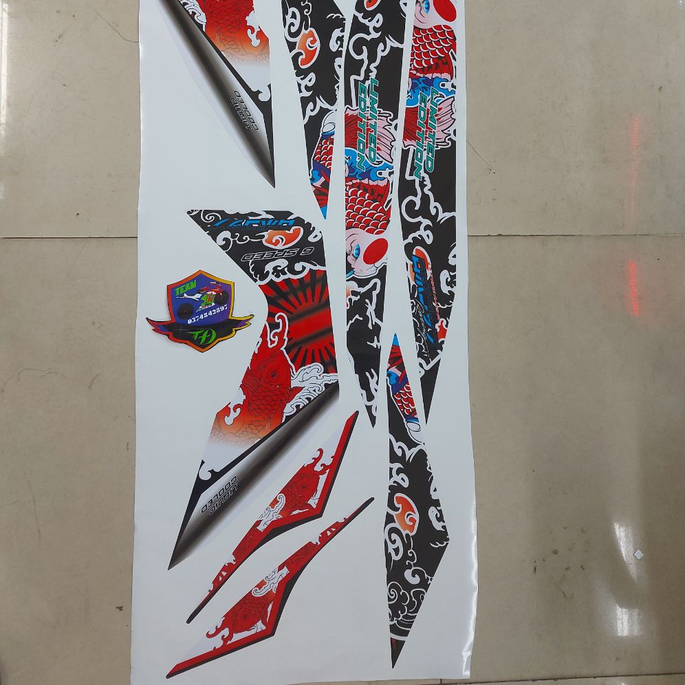 [HCM]Tem rời cá chép hóa rồng cho Winer cao cấp