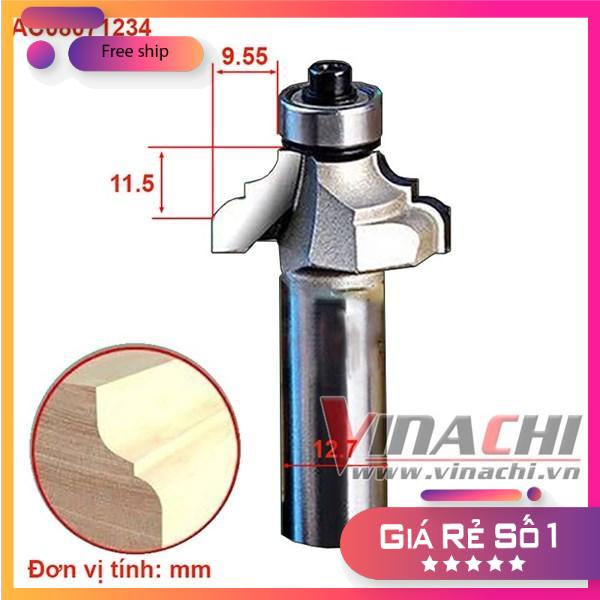 Mũi phay chỉ cửa cong tideway ac0807 hàng công ty