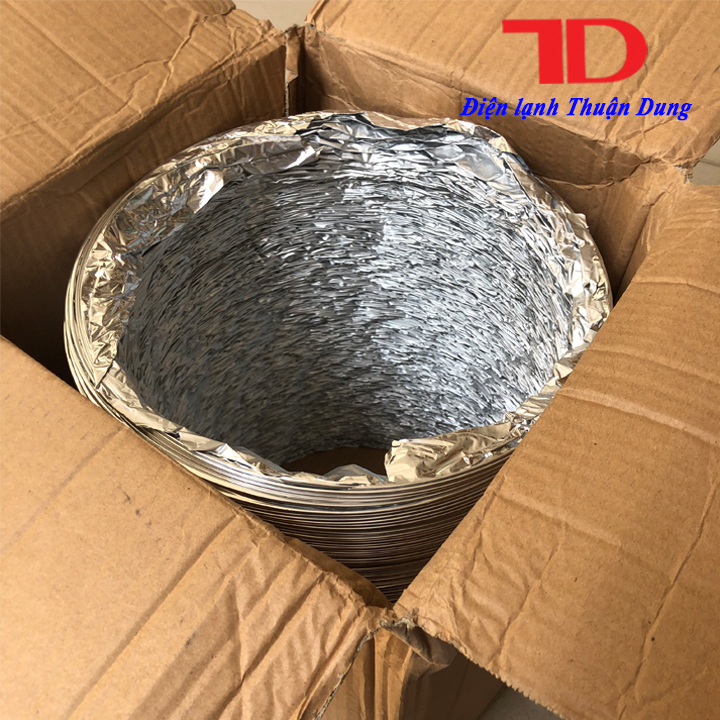 Ống gió mềm không bảo ôn D254mm x 8m