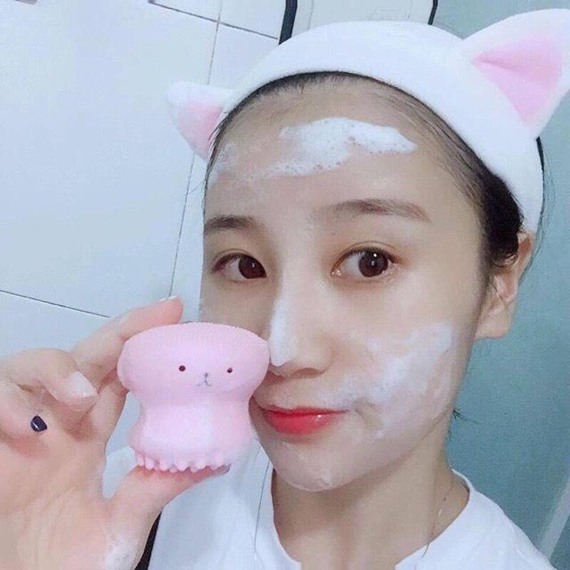 [HCM]Mút rửa mặt bạch tuộc Korea