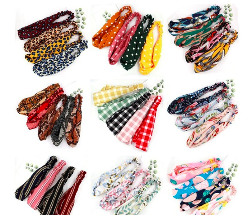 Băng đô Vải Cài tóc Turban Thời Trang M5
