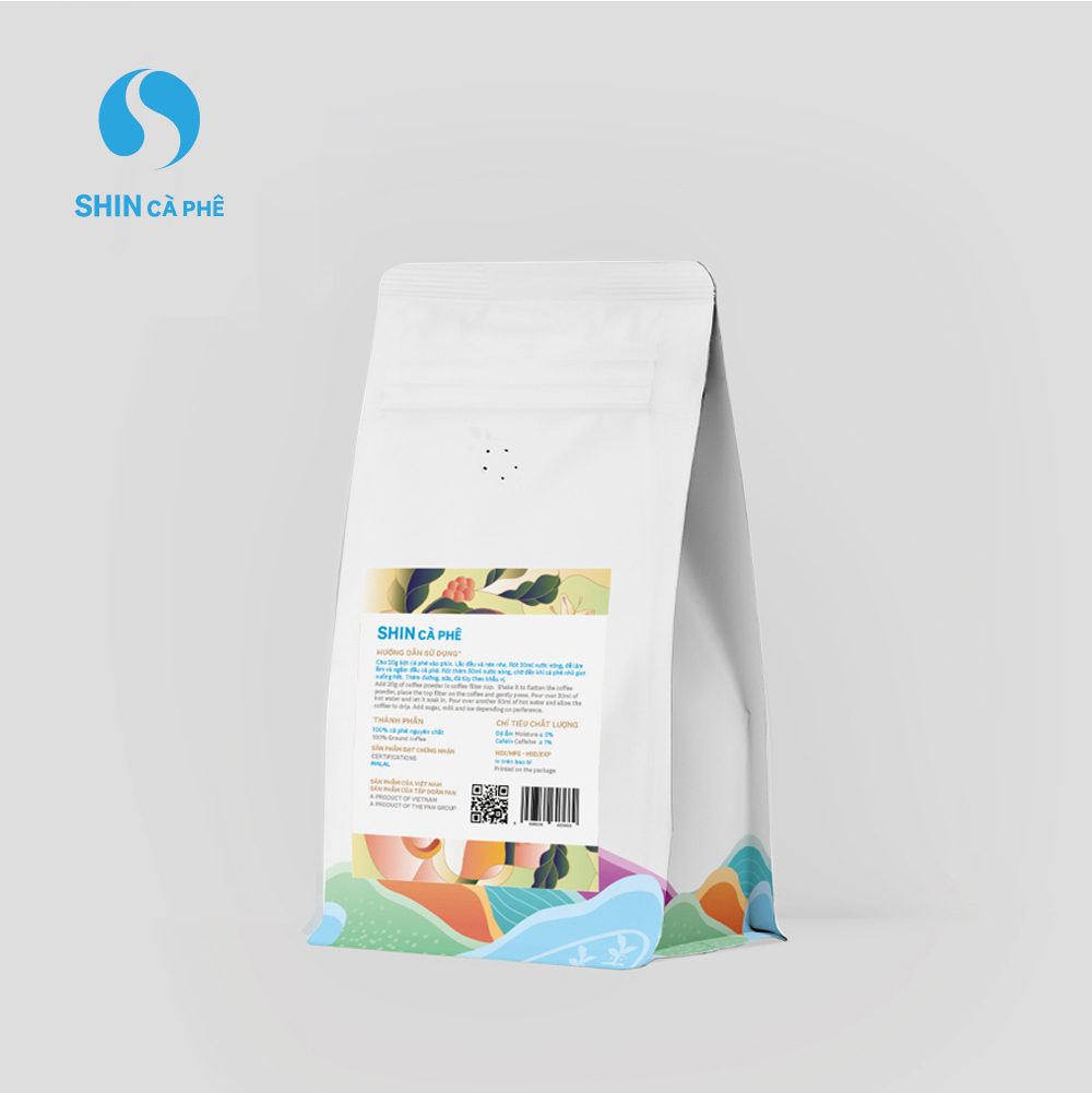 Cà phê phin truyền thống - SHIN Cà Phê - Cà phê pha phin - Gói 200g