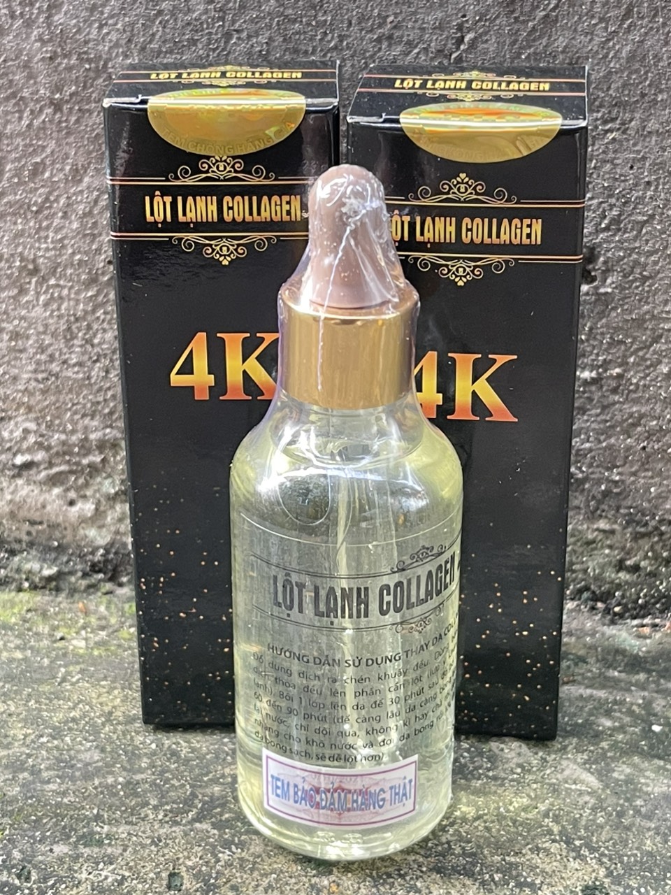 Nước Lột Thay Da Collagen Lột Lạnh 4K