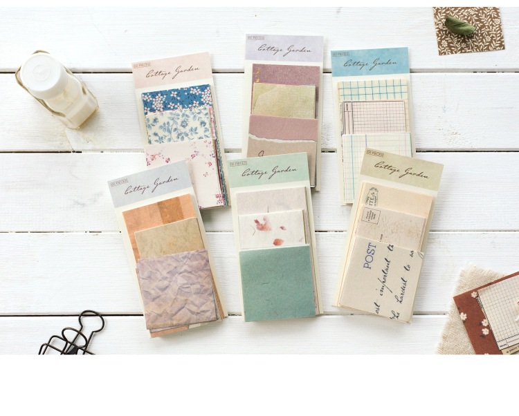 [HCM]Set 60 giấy nền trang trí sổ (Hàng có sẵn)