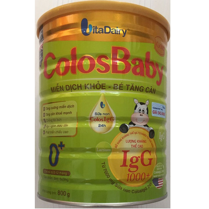 Sữa Bột Colos Baby GOLD 0+ 800g