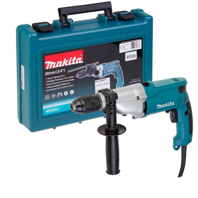 Máy khoan búa 2 tốc độ makita hp2051 20mm