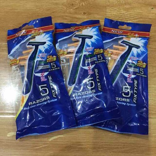 COMBO 3 BỊCH DAO CẠO RÂU GIÁ RẺ( 15 CÂY)