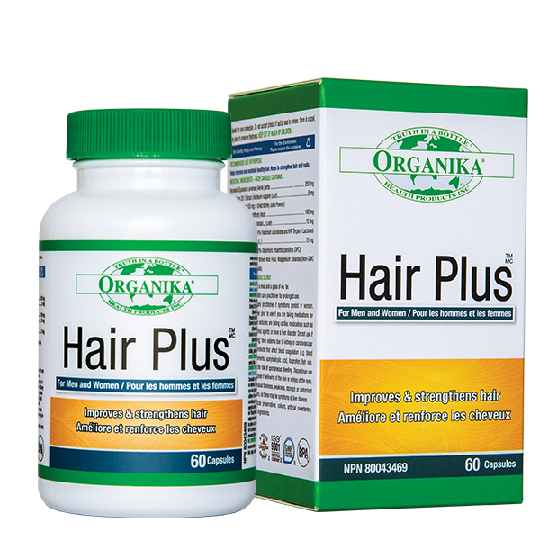 (Hộp 60 viên) HAIR PLUS ORGANIKA hỗ trợ tóc mọc tóc kích thích tóc nhanh dài