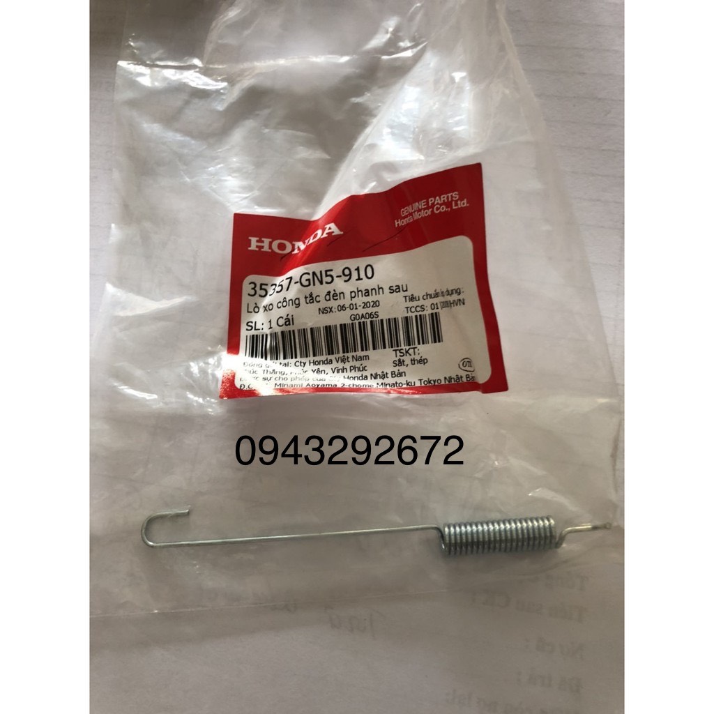 Lò xo stop chân Wave, Dream...