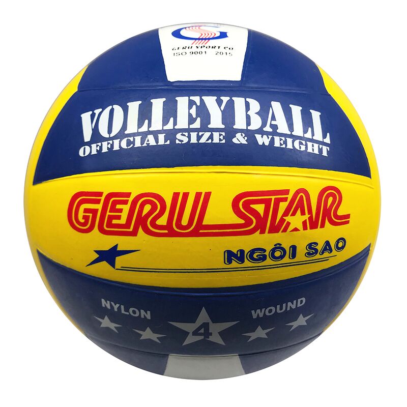 Bóng chuyền cao su 3 màu Gerustar V4