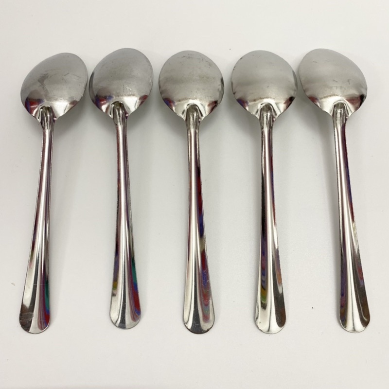 Set 10 Muỗng Inox cán Dài ăn cơm, Ăn Phở, Cơm Tấm