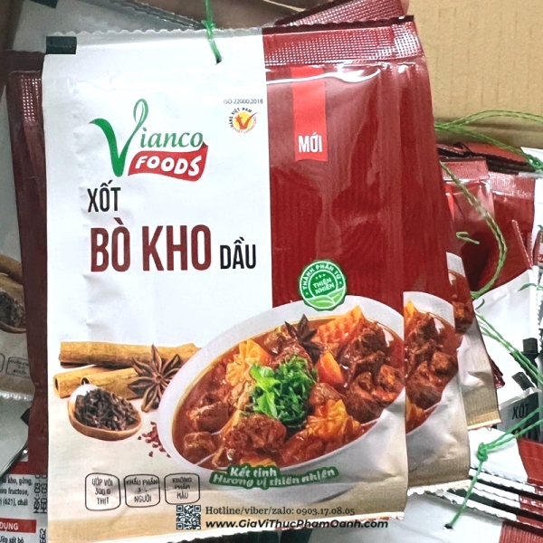 Beef stew paste (suitable for vegetarian) (18gr/300gr meat)