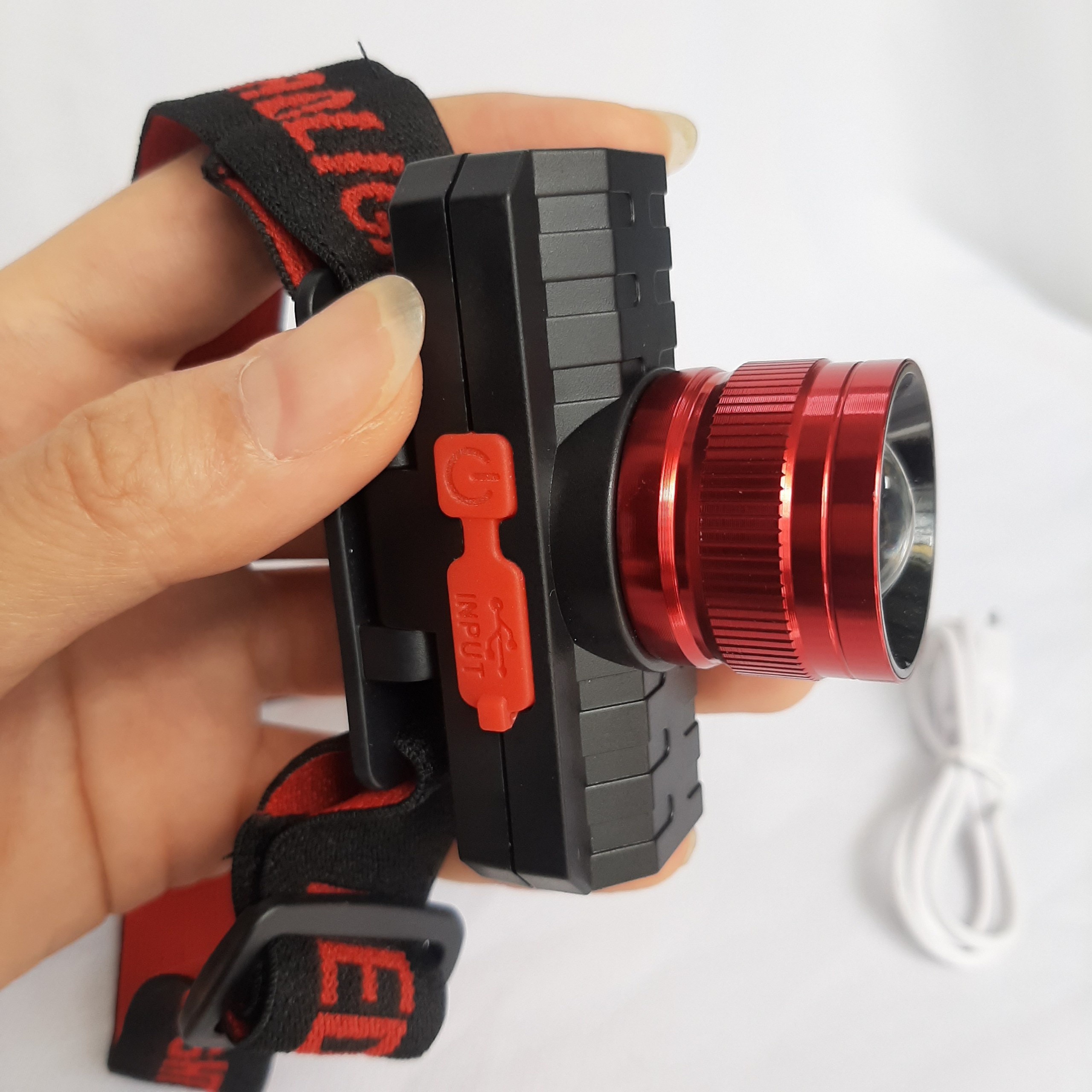 Đèn Pin Led Đội Đầu Essesa Mingray Sạc USB