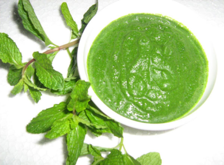 bột bạc hà