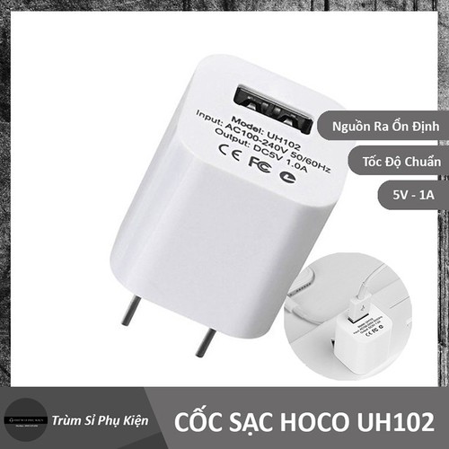 Củ Sạc Hoco UH102 5V-1A