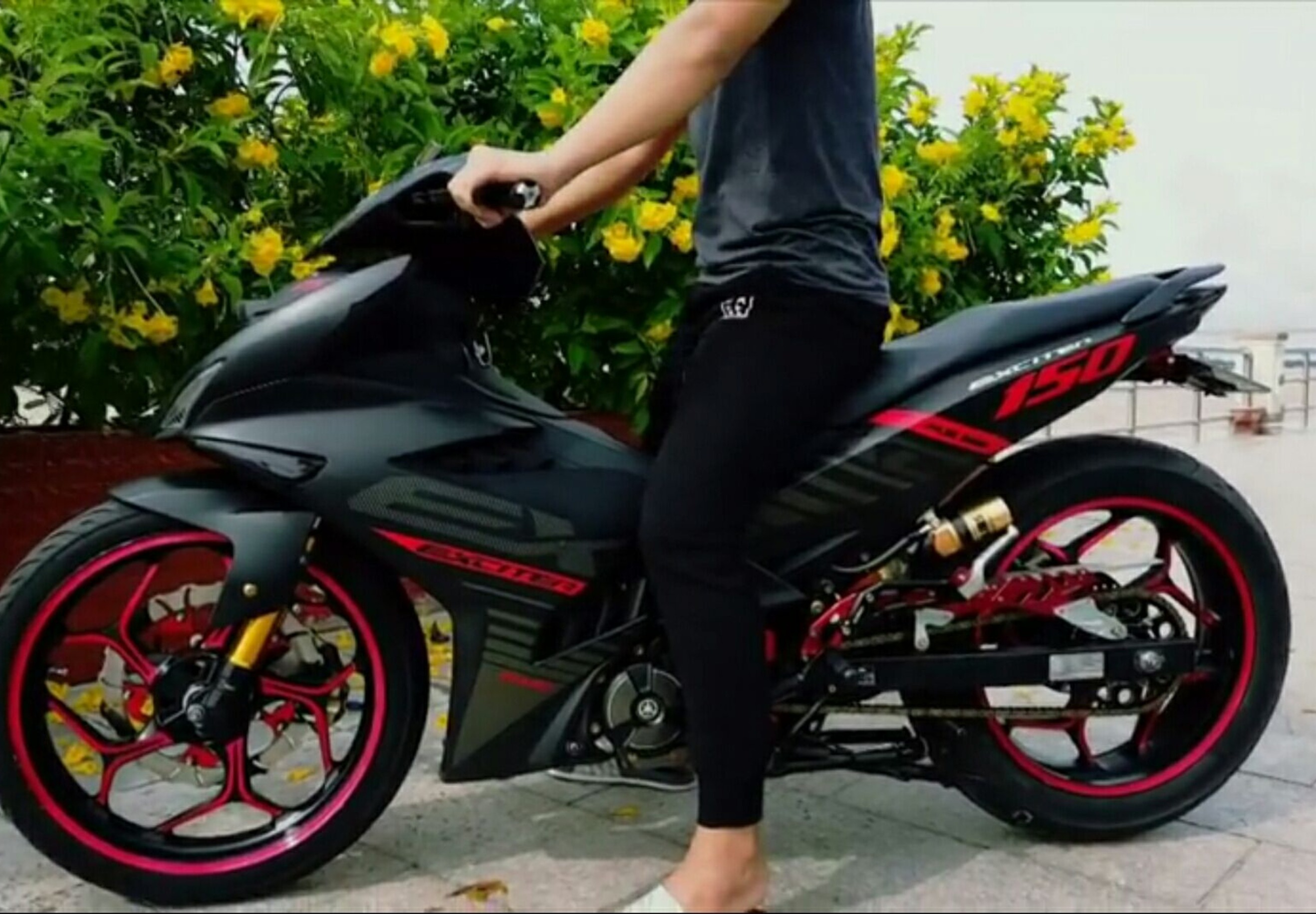 Tem RỜI EXCITER 150 ĐỎ ĐEN NHÁM