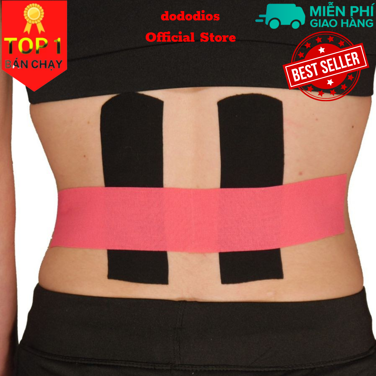 Băng dán cơ thể thao Kinesiology dododios - Chính hãng dododios