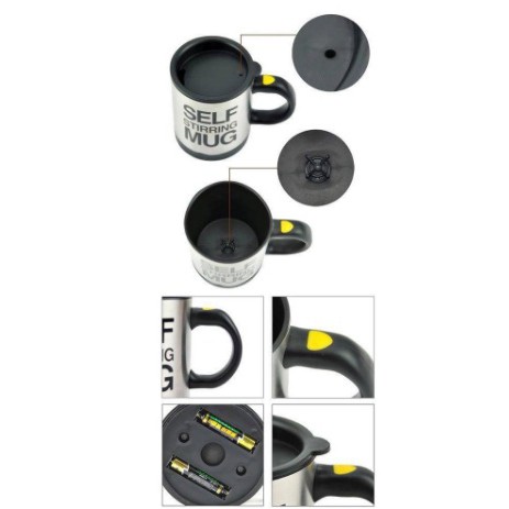 Cốc pha cà phê tự quấy - Ly cà phê lốc xoáy
