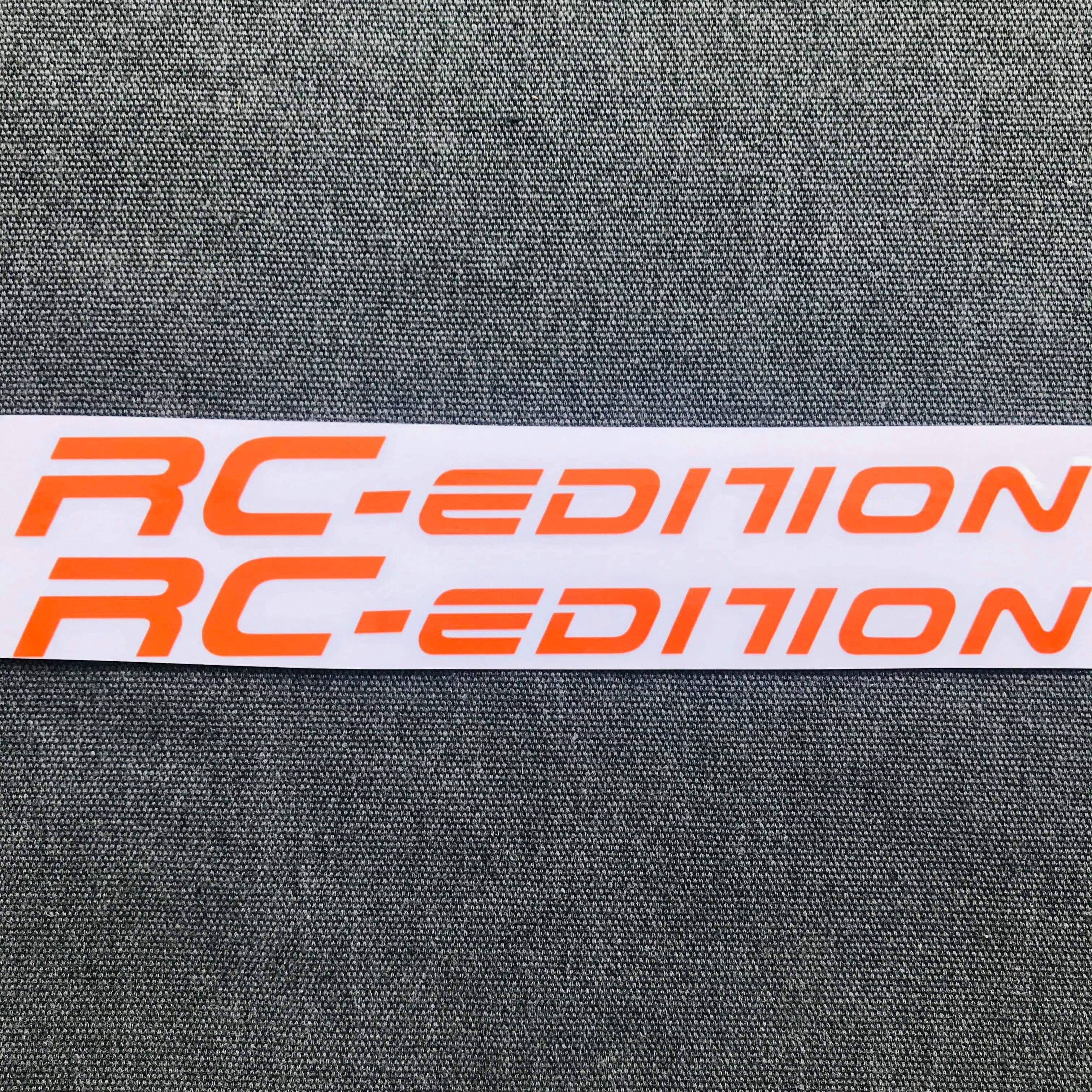 [HCM]Tem dán phuộc phản quang RC-EDITION (MÀU CAM)