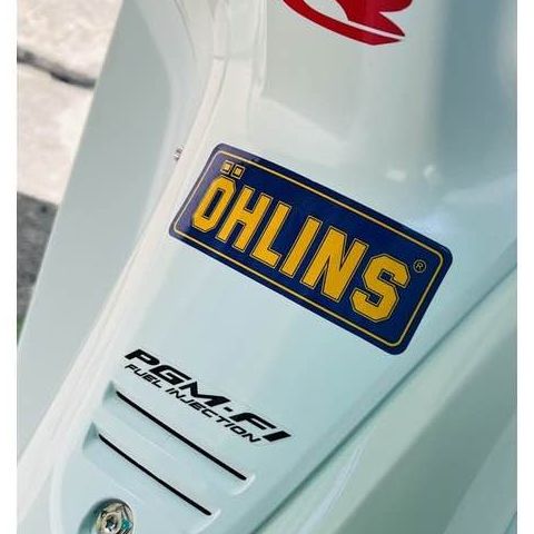 Tem Sticker Logo Ohlins Dán Trang Trí Xe Máy