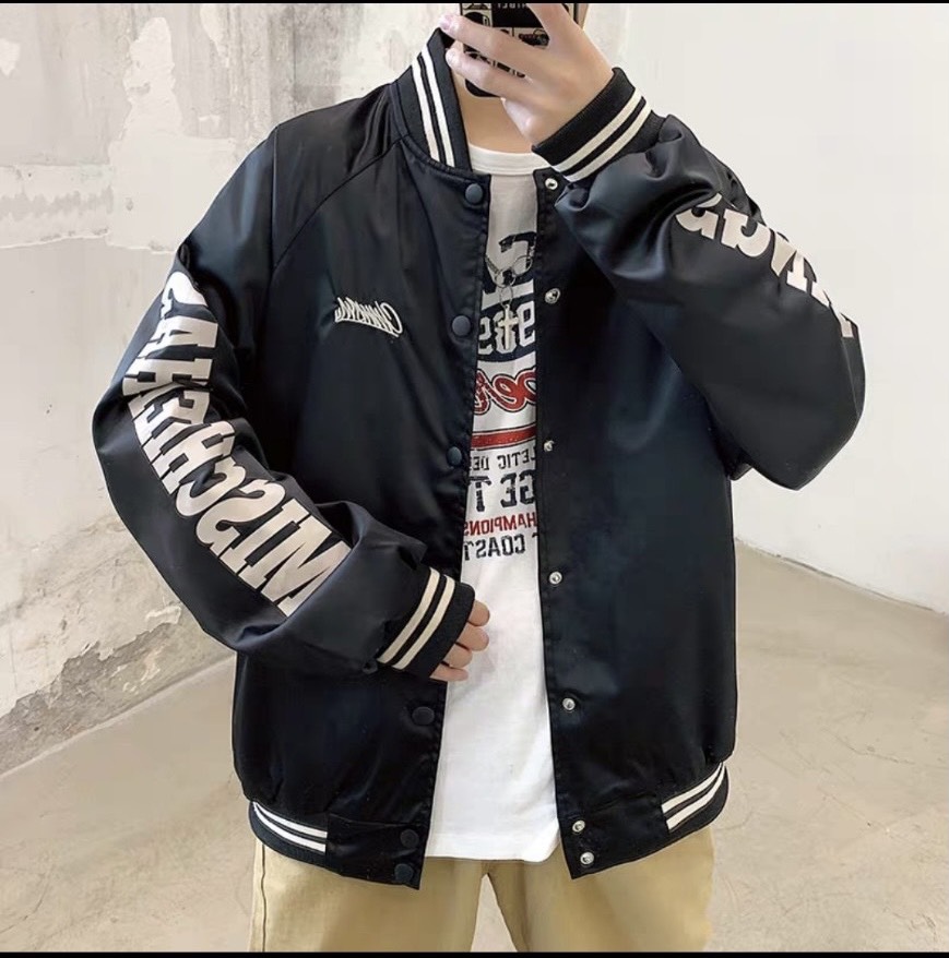 Áo Bomber Jacket Dù 2 Lớp In Chữ SIÊU CHẤT MẪU MỚI - U661