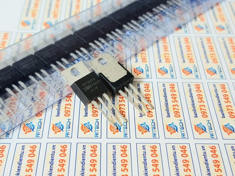 Irf8010 mosfet kênh-n 80a/100v to-220c