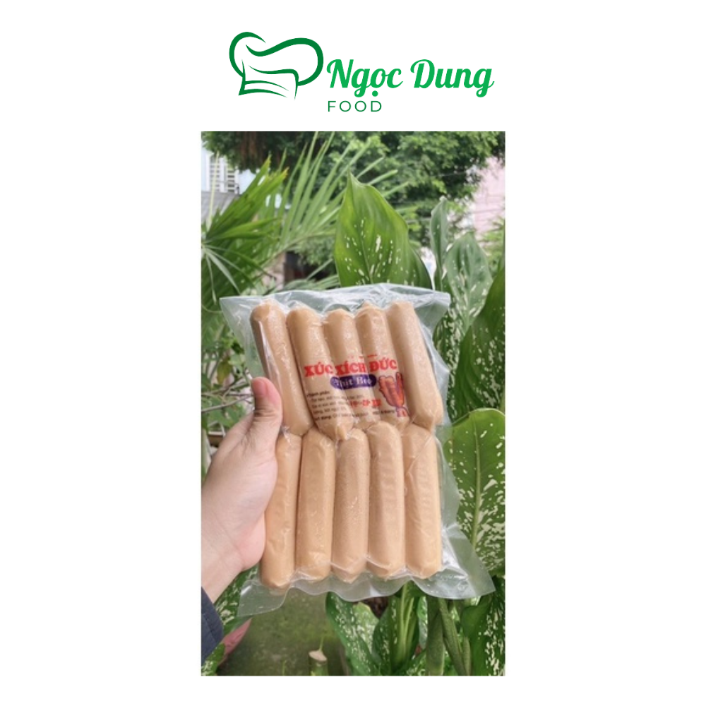 Xúc xích đức thịt heo bịch 500gr (giao tphcm)