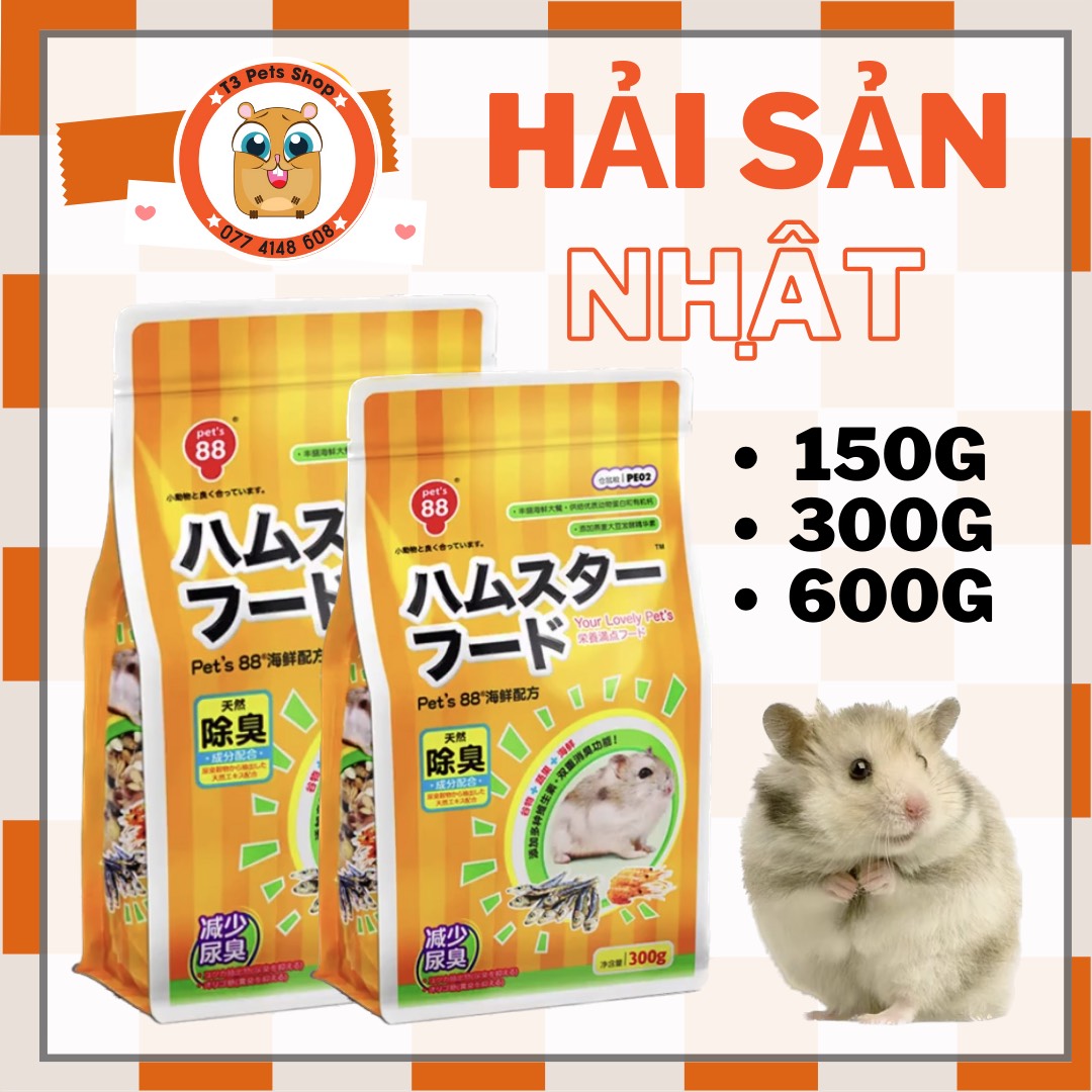 Thức ăn hải sản nhật 150gr- 300gr - 600gr dành cho hamster / sóc