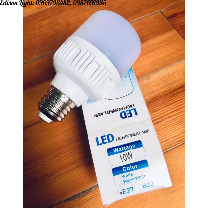 Đèn Led Bulb , Công suất 10W, Ánh Sáng Trắng