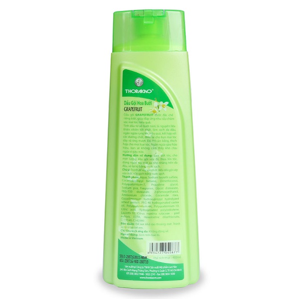 Dầu Gội Hoa Bưởi 400ml Thorakao (2 in 1 - Gội & xả)