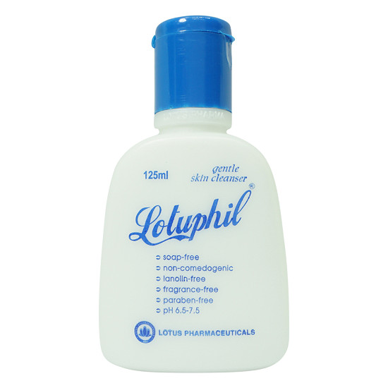 Sữa rửa mặt thích hợp cho cả da nhờn và da khô lotuphil 125ml