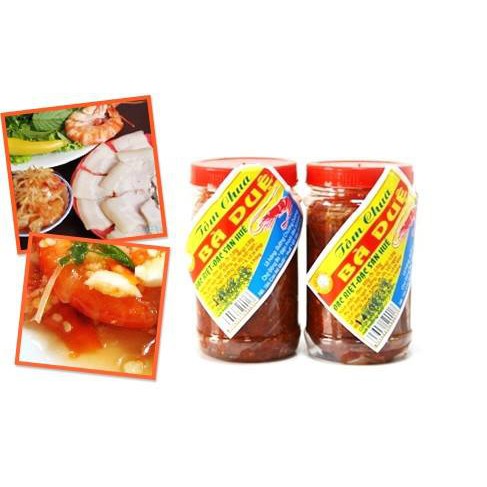 Tôm chua Bà Duệ tôm nõn bỏ đầu 400g [Đặc sản Huế]