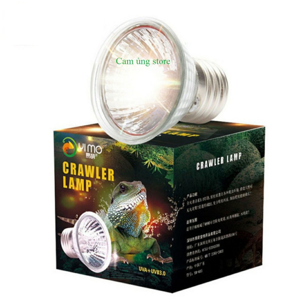Đèn Uva Uvb 3.0 Bóng 25W 50W 75W- Đèn Chuyên Dụng Cho Rùa Và Các Loại Bò Sát