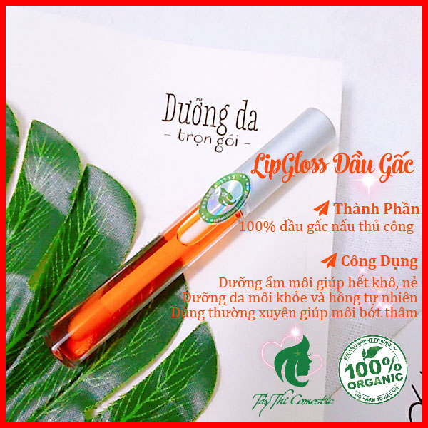 Lip Gloss Dầu Gấc Dưỡng Môi