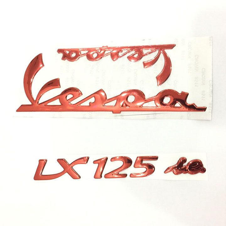 Bộ tem - decal VESPA LX 125 ie dán trang trí xe máy [ SALE ] tem nổi xe máy