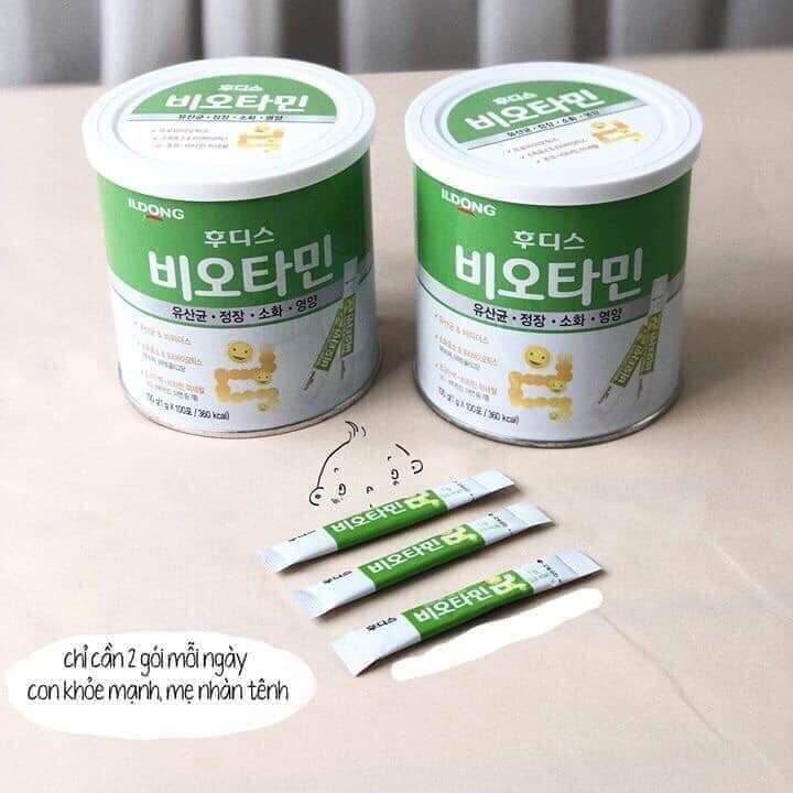 Men vi sinh ILDong Hàn Quốc 100 gói 100g